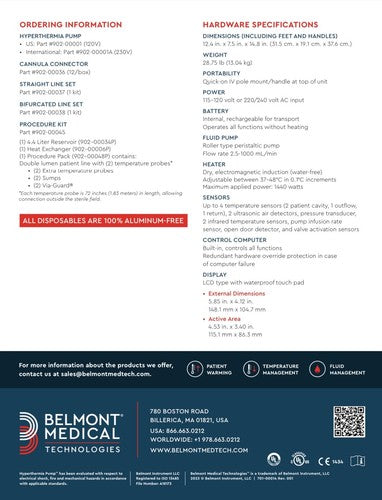 Belmont Hyperthermia Pump 902-00001