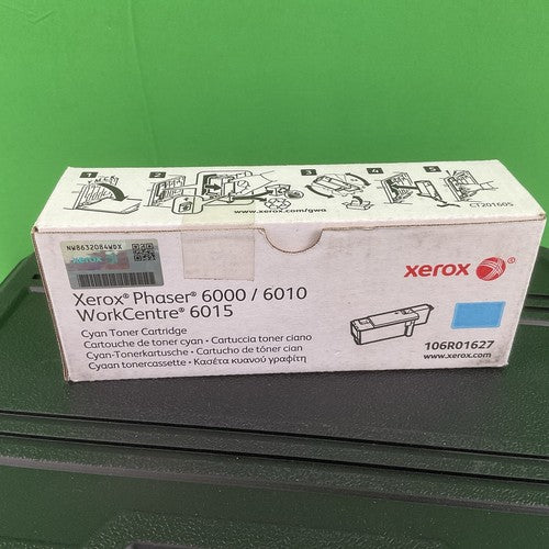 Xerox 106R016297 Cyan Toner Cartridge, Xerox Phaser 6000/6010 Worke Centre 6015.