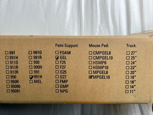 Humanscale 5G Series Mounted Keyboard System Mouse Pad Mechanism Black New