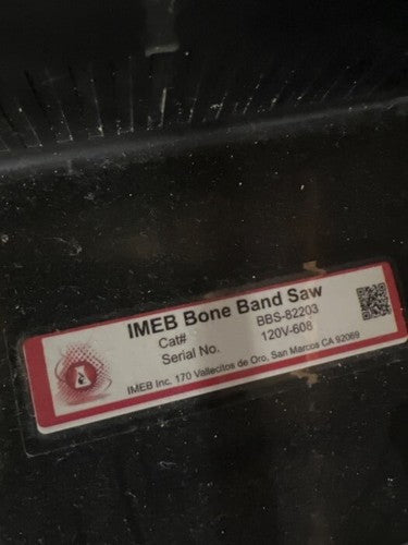 IMEB Pathology Bone Band Saw