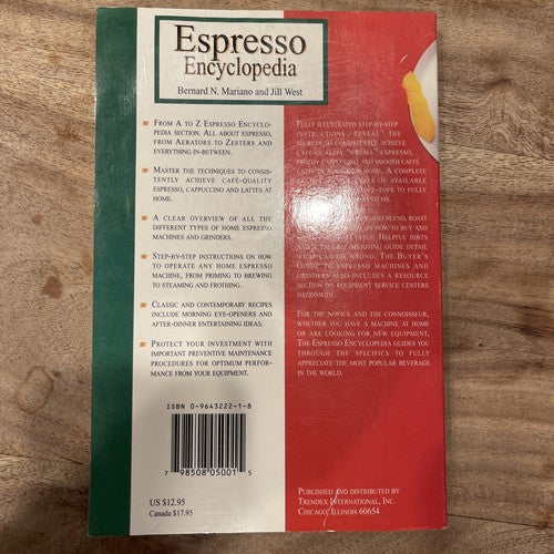 Espresso Encyclopedia guide to home preparation From A to Z book
