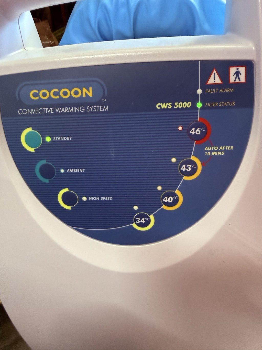 Cocoon CWS 5000 Patient Warming System. With Stand.  Tested.