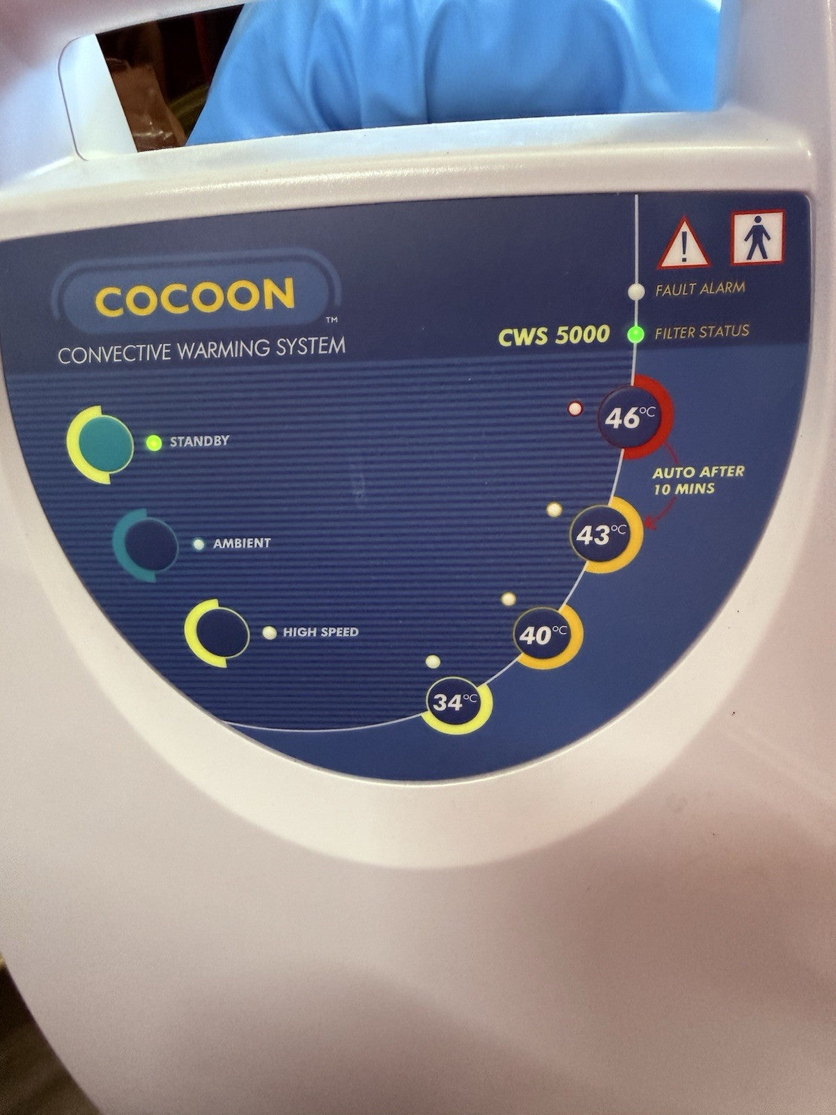 Cocoon CWS 5000 Patient Warming System. With Stand.  Tested.