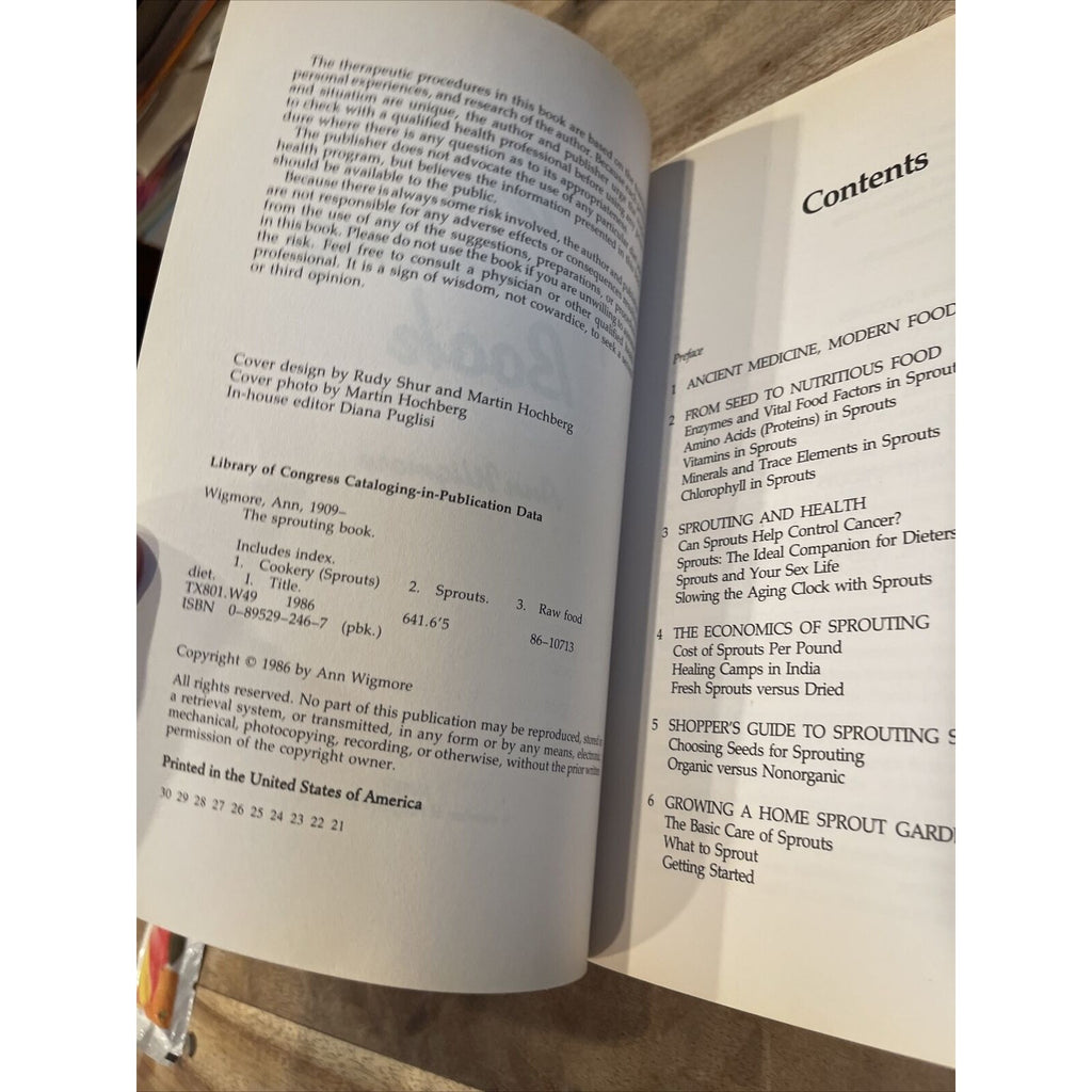 The Sprouting Book