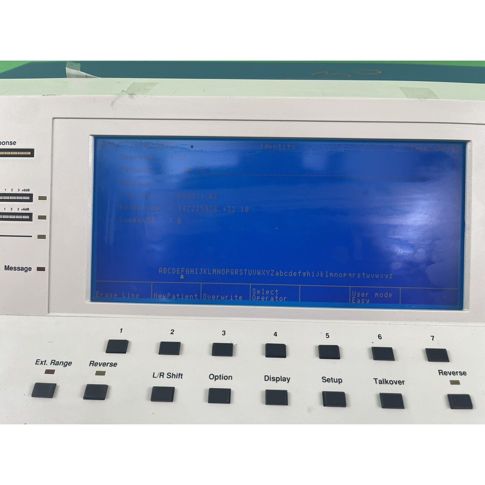 Madsen Electronics Orbiter 922 Clinical Audiometer Hearing Test Station #1006