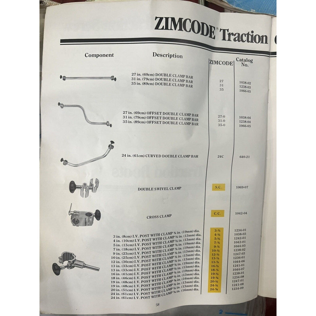 Zimmer Surgical Orthopedic Huge Cable Ready Cable Grip System. Zimcode Traction.