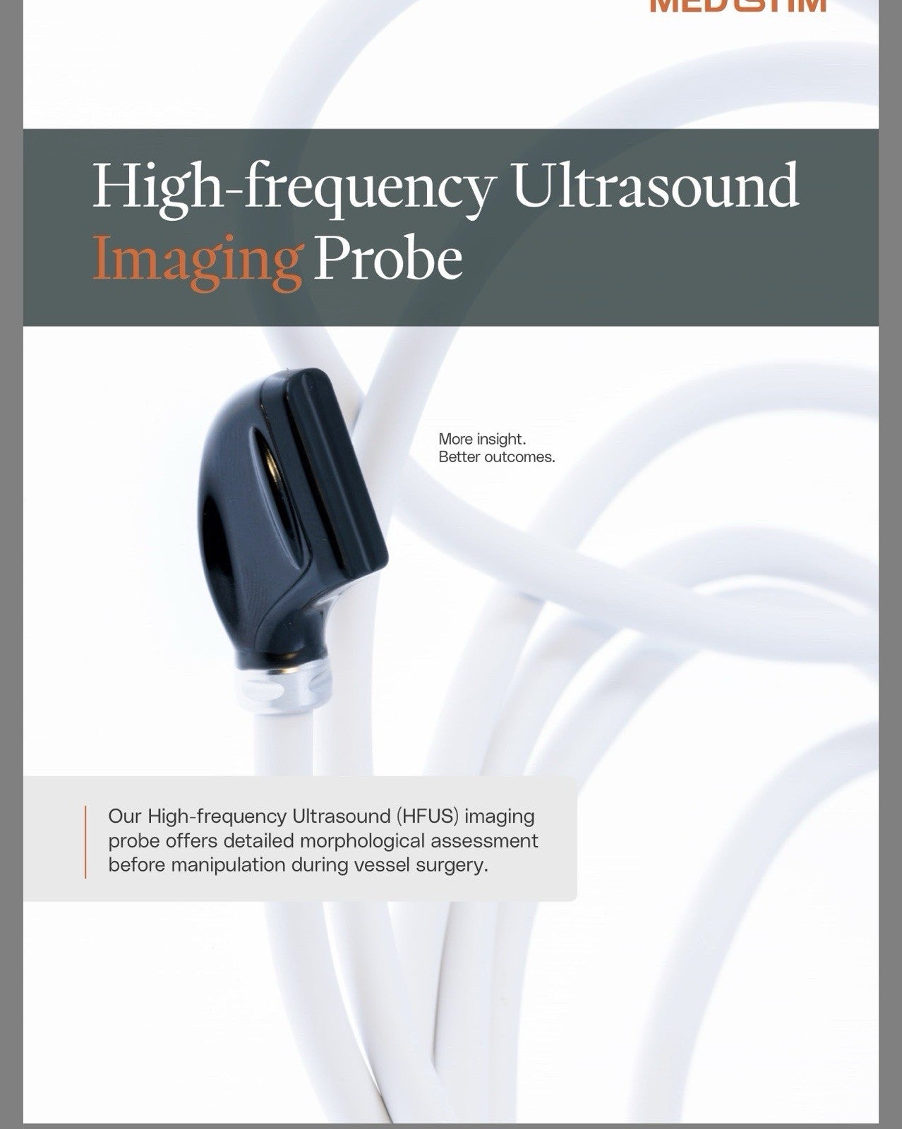 Medistim EL100015 High-Frequency Surgical Procedure Ultrasound Imaging Probe