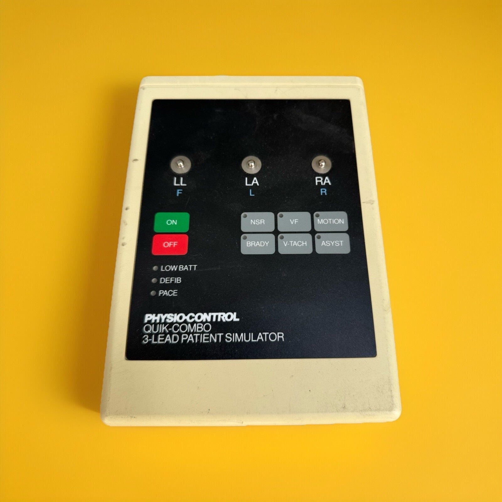 Medtronic Physio-Control Quik-combo 3-lead Patient Simulator PN# 806223-01