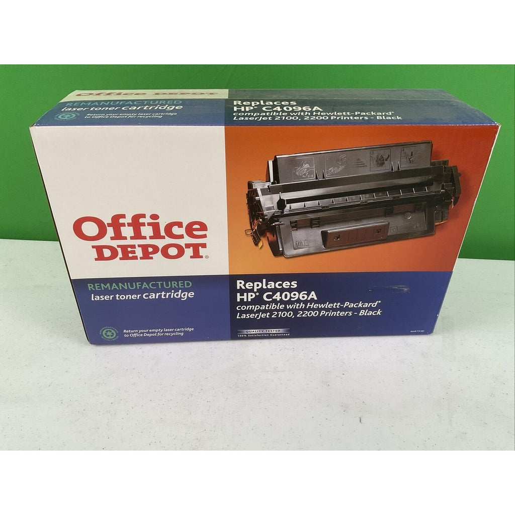 OfficeDepot Compatible with HP C4096A 96A Black Toner Cartridge LaserJet 2100