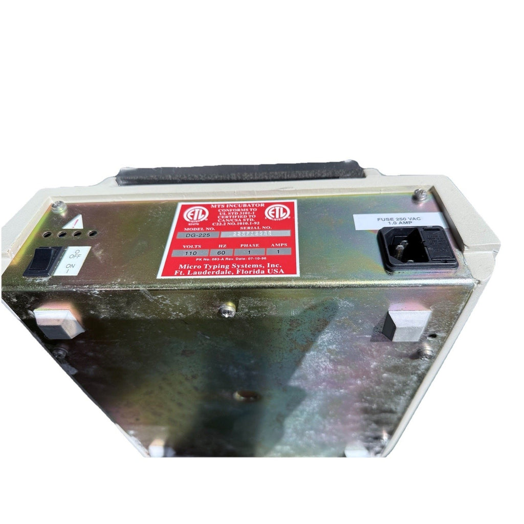 MTS Incubator Ortho-Clinical Diagnostics DG-225