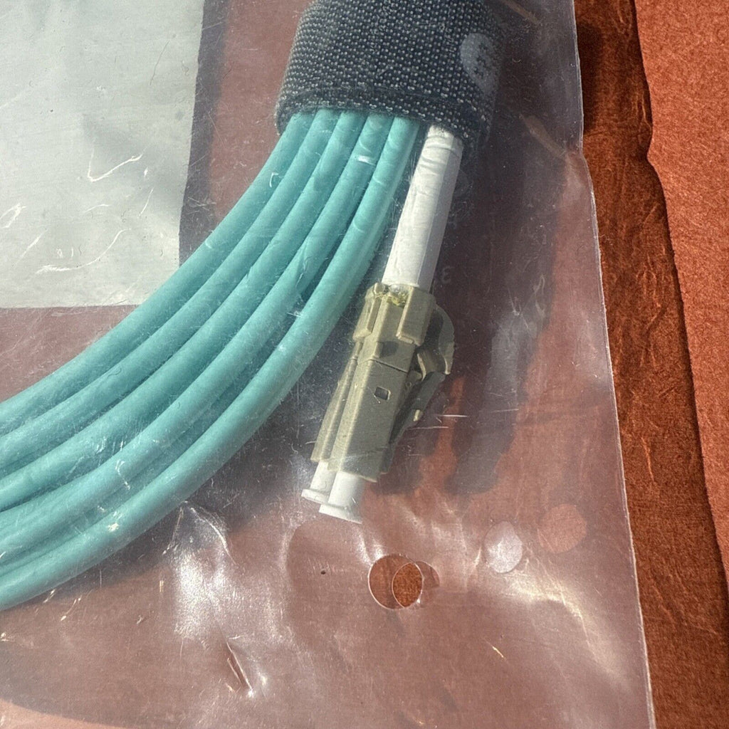 OM3 LC to LC Fiber Optic Patch Cable 5 Meters Multimode Duplex Aqua 50/125