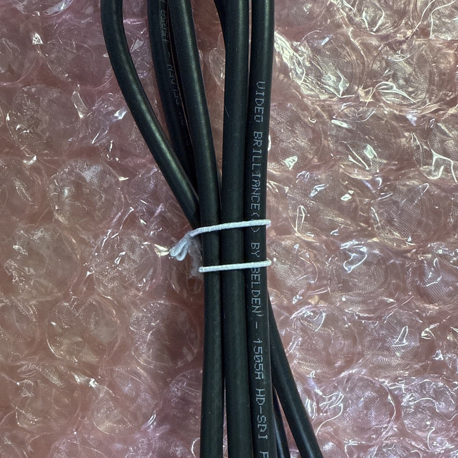 5ft 3G/6G HD SDI BNC Cable Belden 1505A RG59 - Black