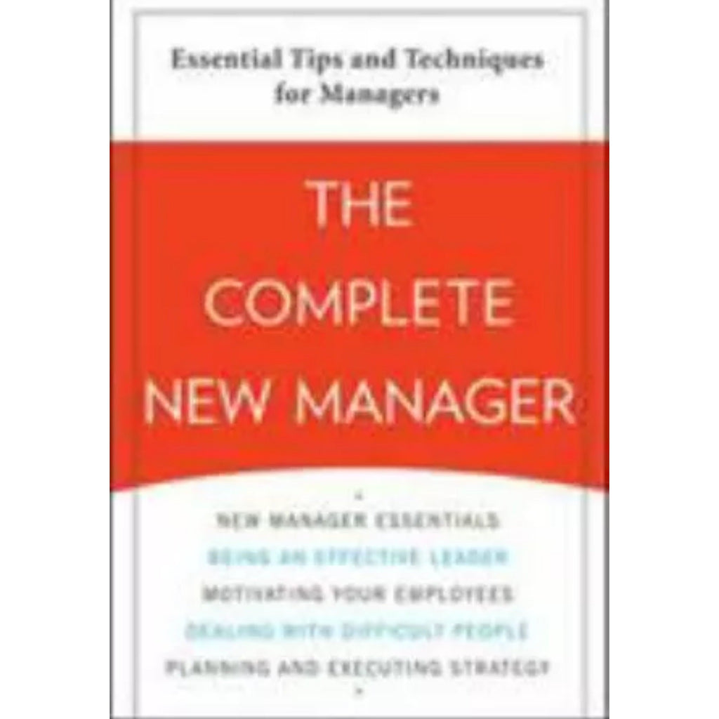THE COMPLETE NEW MANAGER By John Zenger **BRAND NEW**