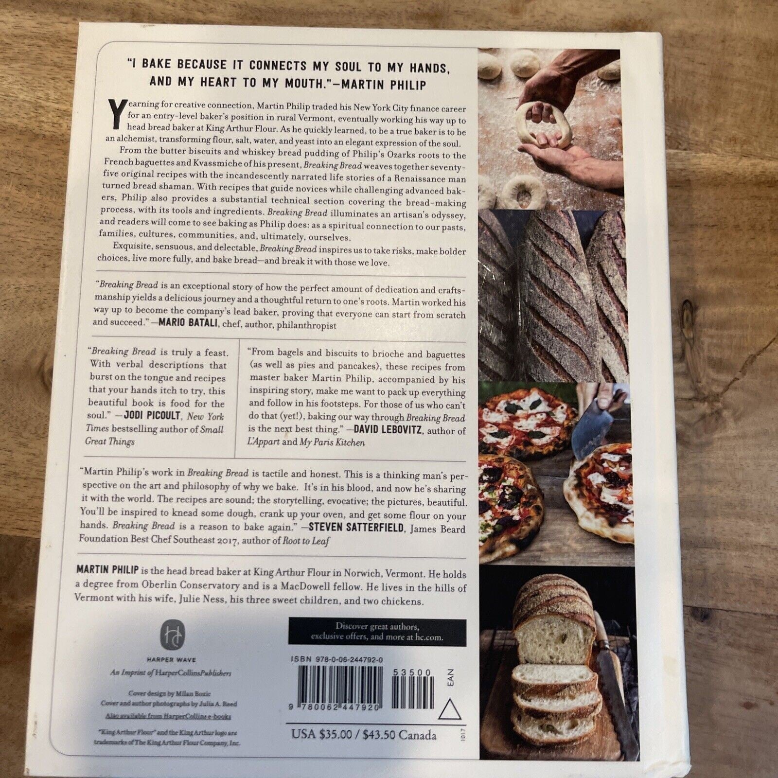 Breaking Bread : A Baker's Journey Home in 75 Recipes by Martin Philip (2017,...