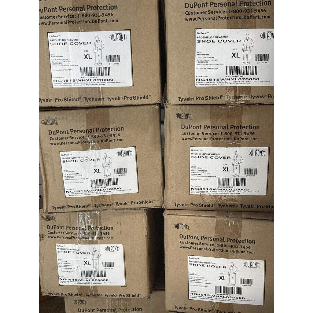 DuPont T™PROSHIELD® NEXGENC SHOE COVER XL, NG451 SWHXL020000 Qty 200 NEW
