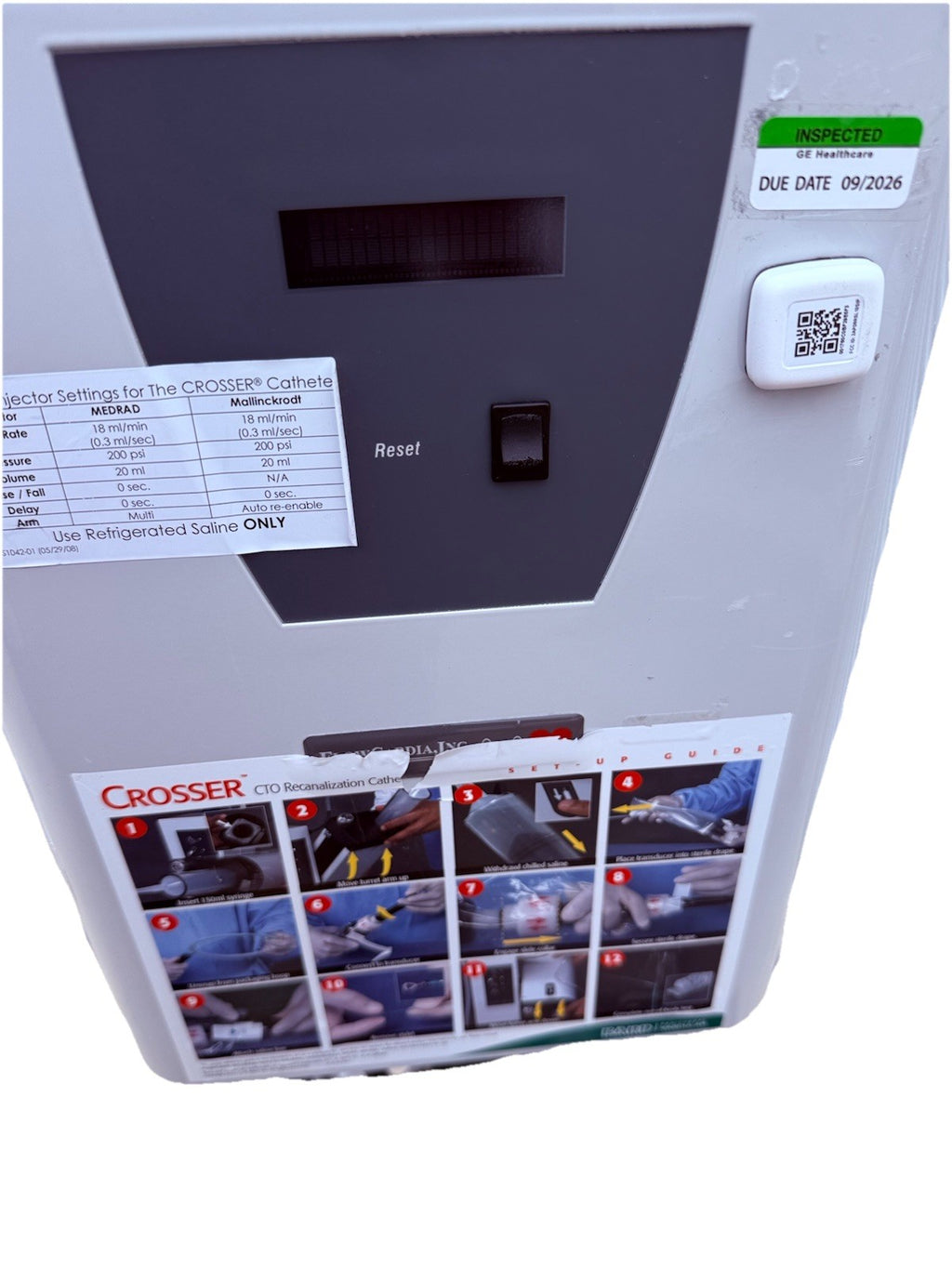 FLOWCARDIA GEN200 CROSSER RECANALIZATION SYSTEM WITH FLOWMATE INJECTOR
