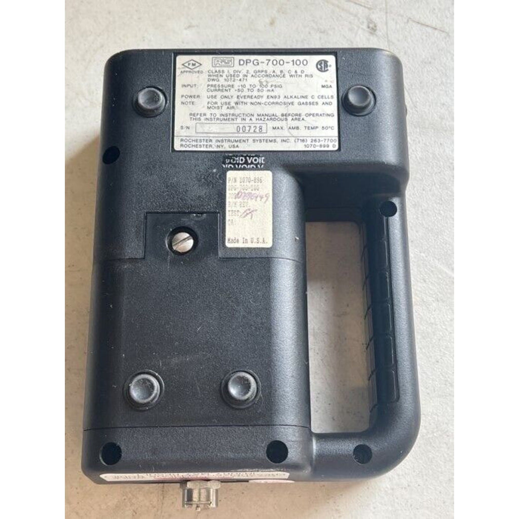 Rochester Instrument Systems Digital Pressure Gauge DPG-700-100