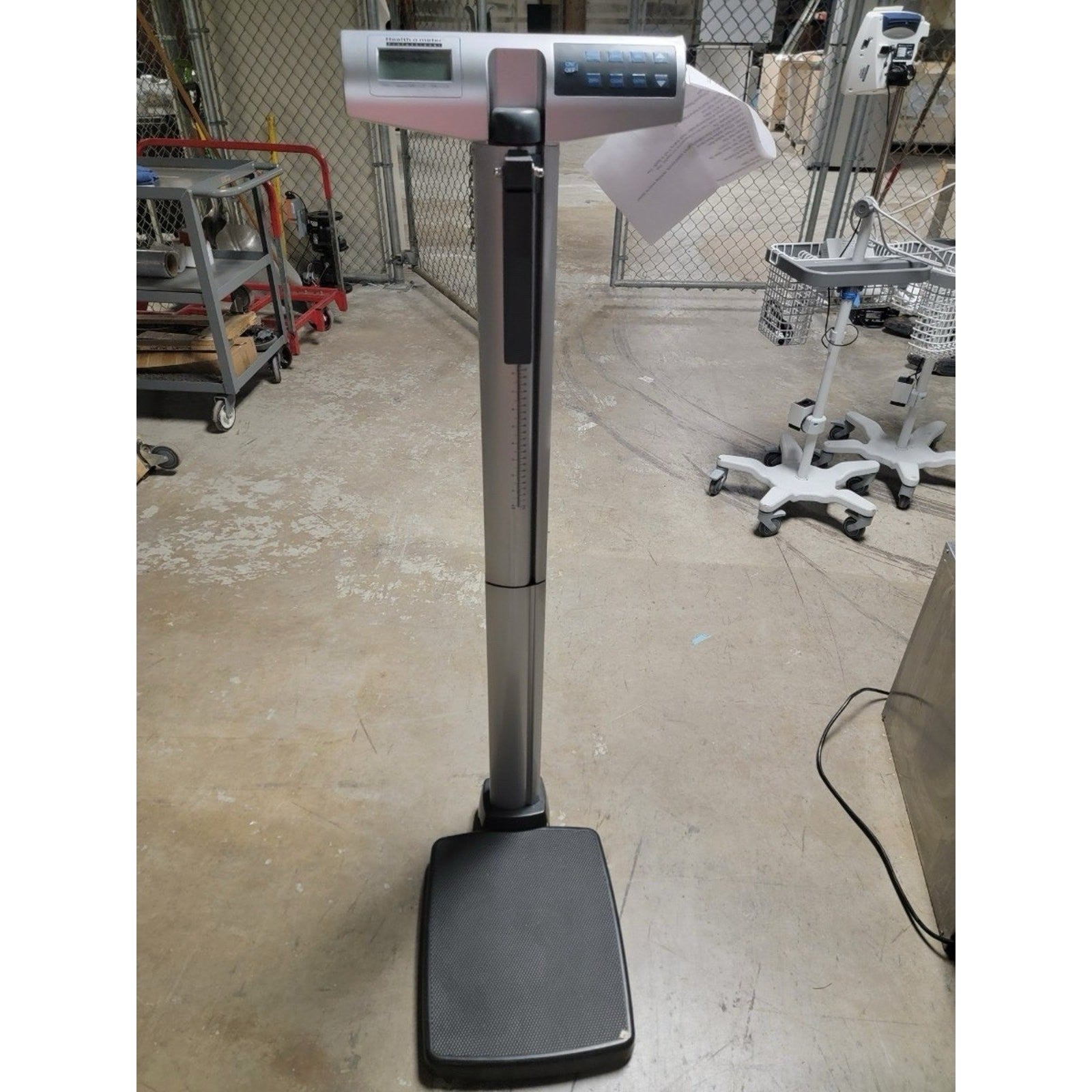 Health O Meter 500KL Eye Level Digital Medical Scale, 500 lb./220 kg Capacity