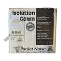 Pocket Nurse Case Of 50 Yellow Isolation Gowns Elastic Cuffs Fluid Resistant