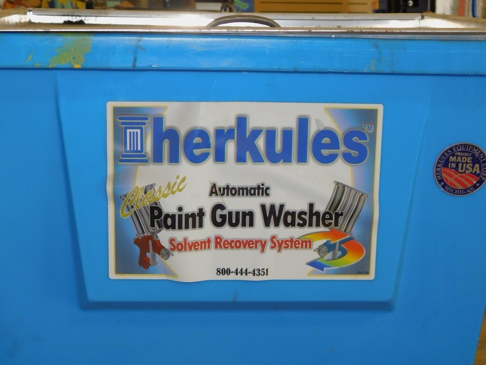 Herkules Equipment G202 - Automatic 2 Gun, 2 Cup Paint Gun Washer w/ Flow-Throug