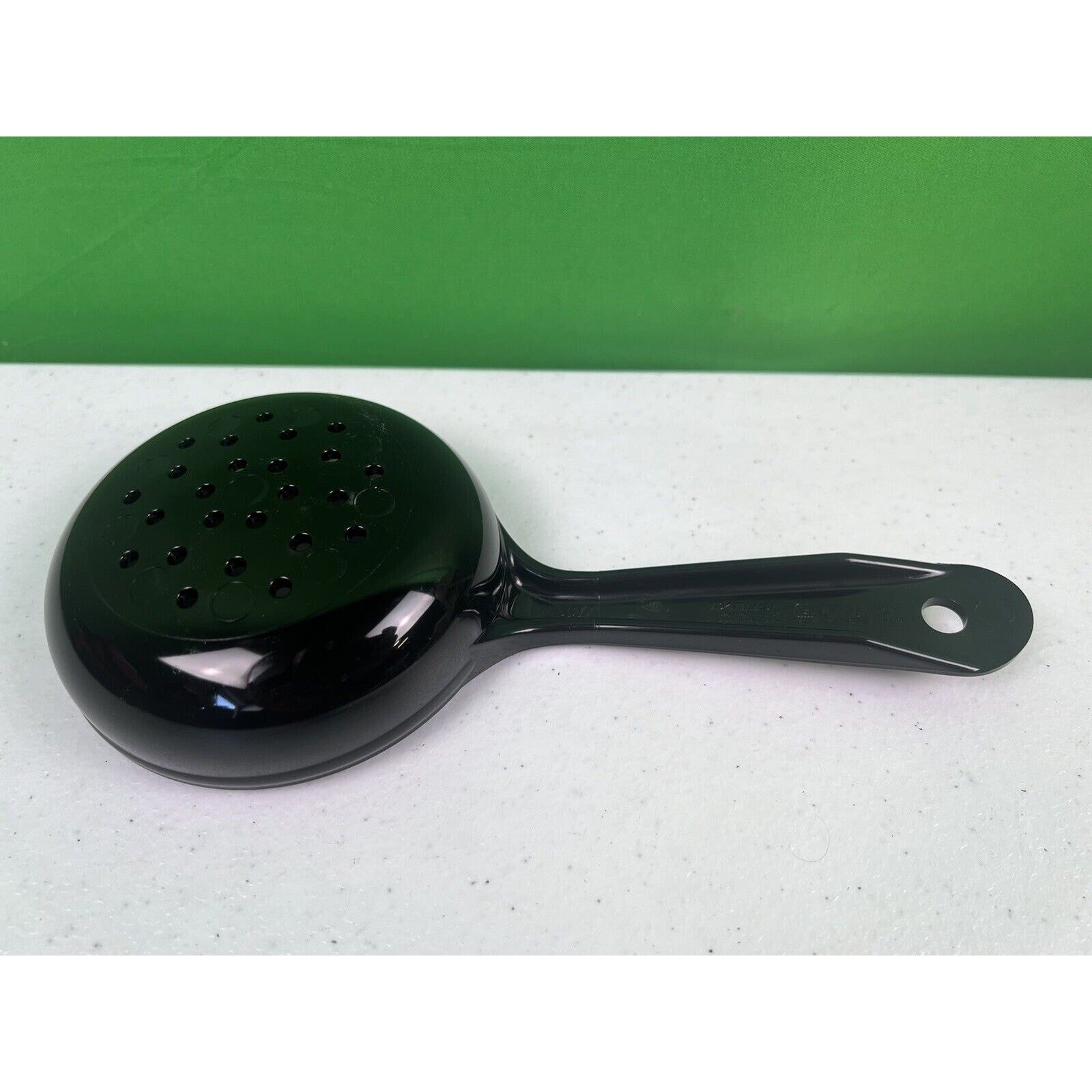 Carlisle Measure Miser Portion Control Spoon 6oz Black Plastic Pref Short 496703