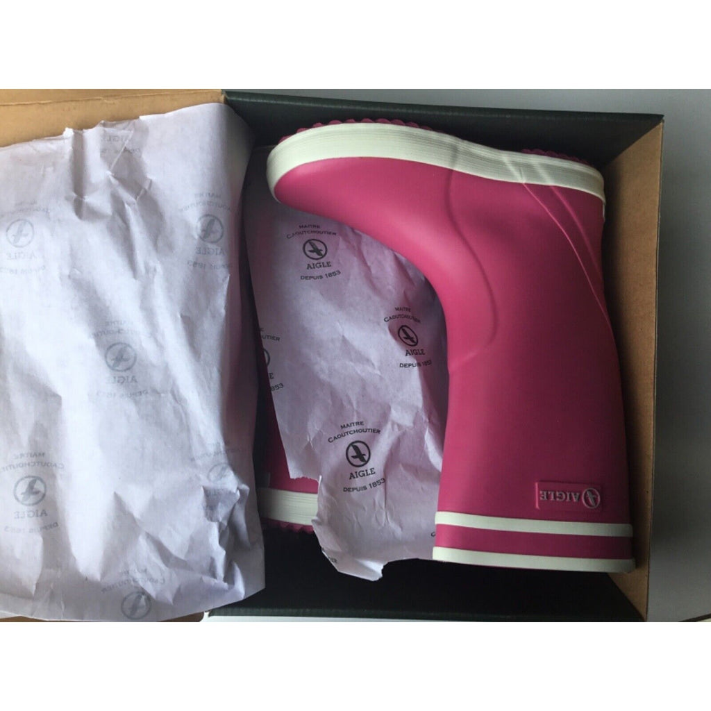 Aigle Lolly Pop, New Rose, Rubber Boot, Multiple Sizes