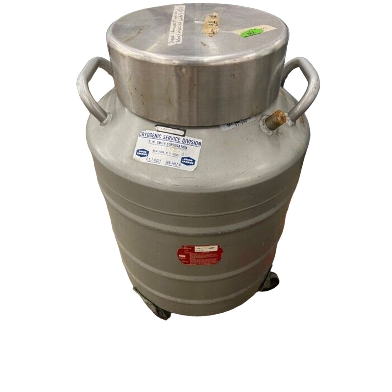 Linde LR-30 Units Liquid Nitrogen Storage, Comes With Base With Wheels