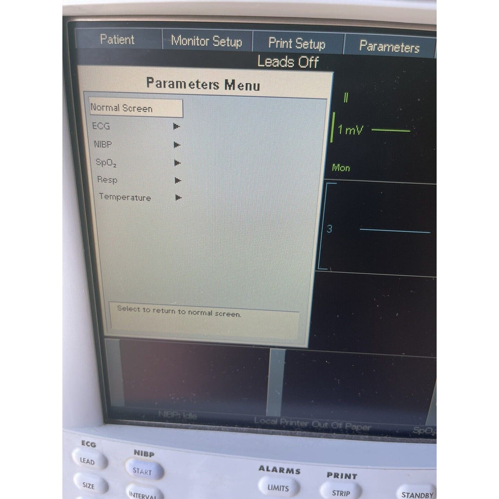 Datascope Passport 2 Patient Monitor With Stand & Culff
