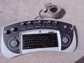 Zeiss control panel and keyboard, used with a scanning electron microscope (SEM)