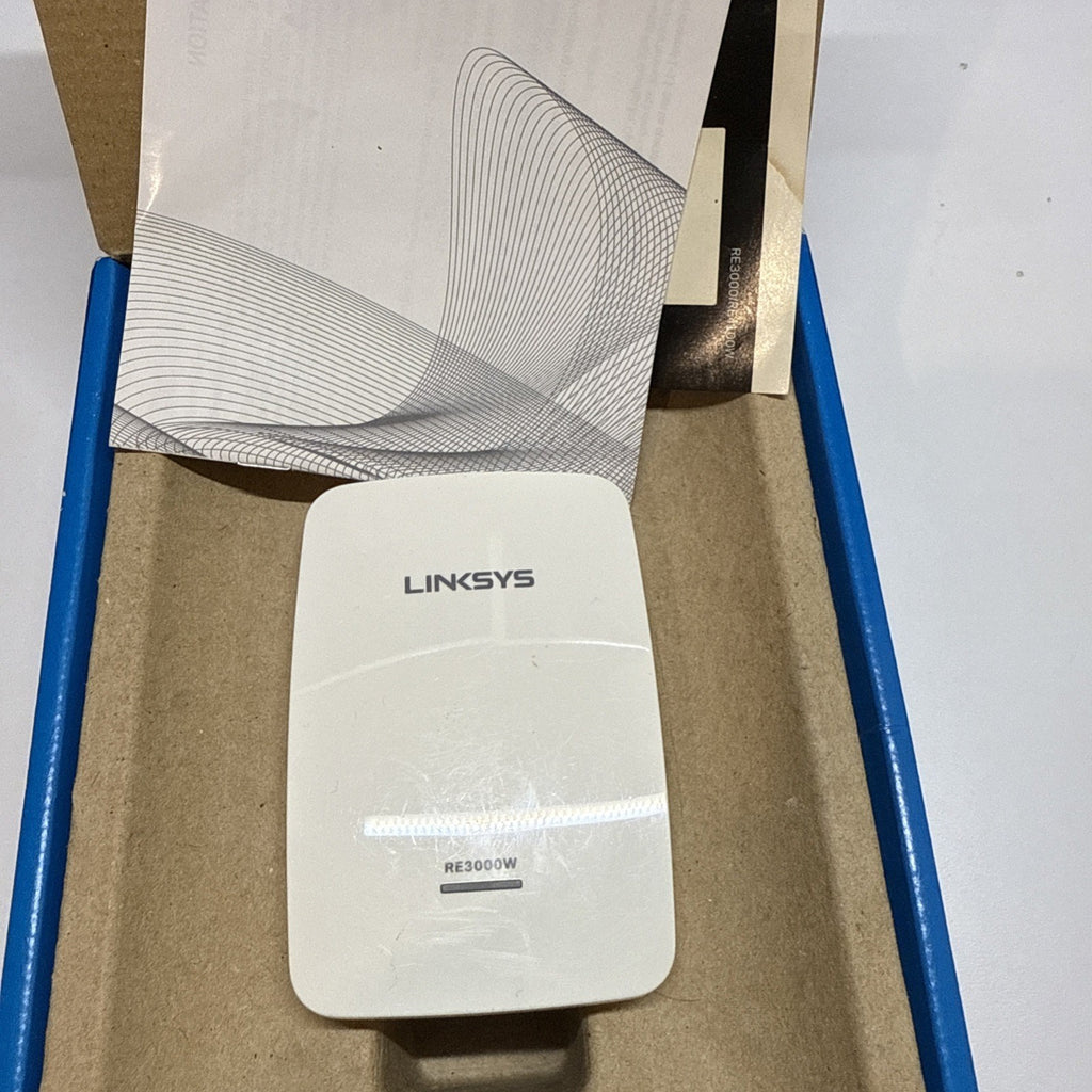 Linksys Single Band 2.4Ghz WiFi Range Extender Booster N300 RE3000W Wireless