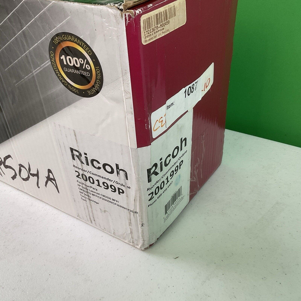 Ricoh Compatible with HP 504A Toner Cyan CE251A 200199P CM3530 MFP CM3530FS