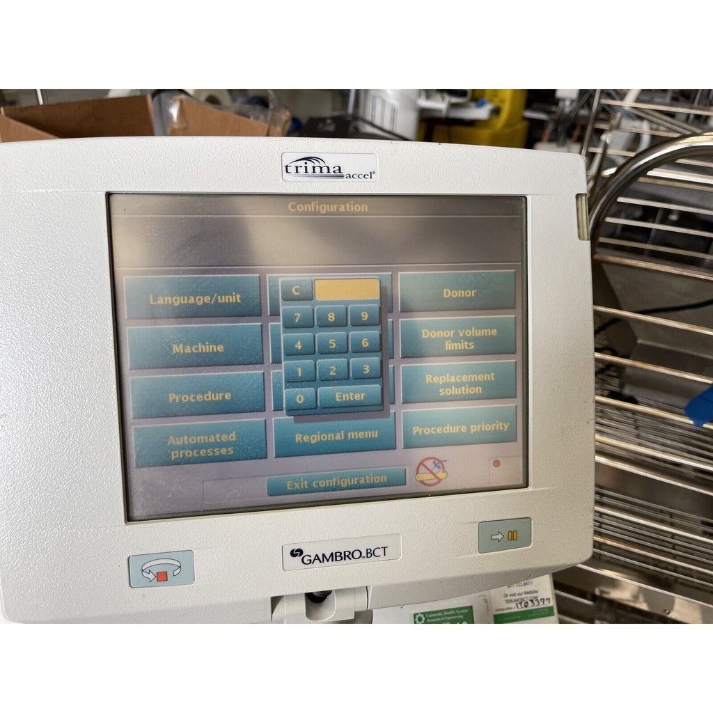 Gambro BCT trima accel Automated Blood Collection System
