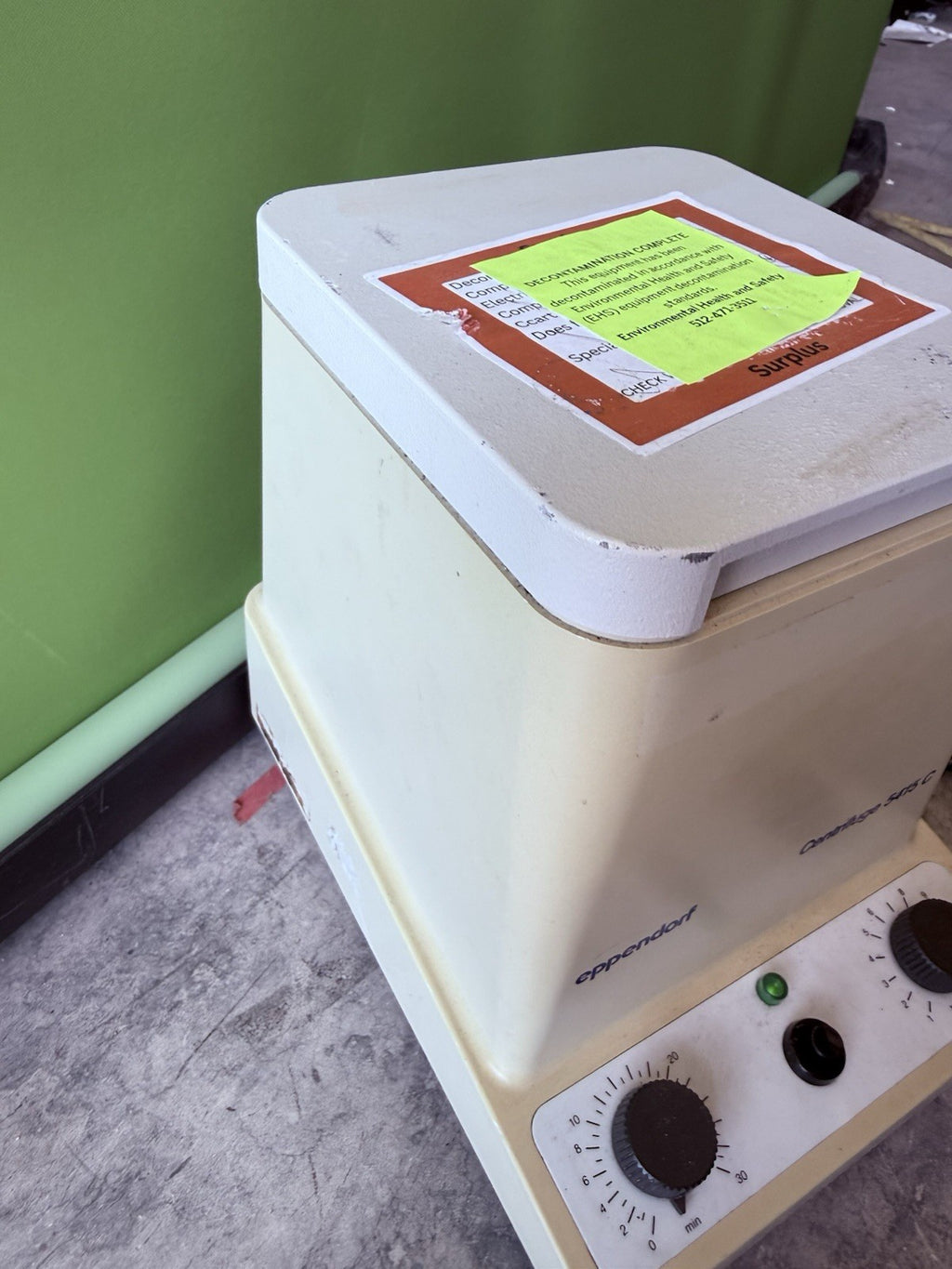 Eppendorf 5415 C Centrifuge w/ 18-Place Rotor & Lid, Used good condition