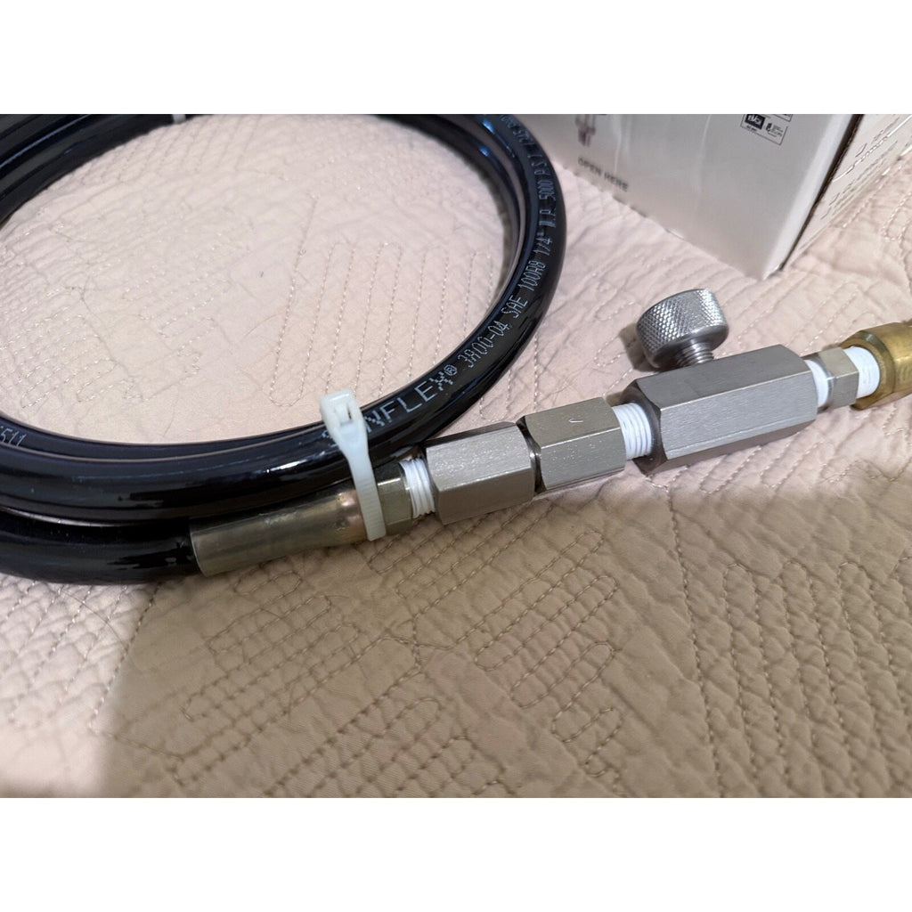 HE / O2 partial blending travel Transfiller with quick disconnects for HE/O2