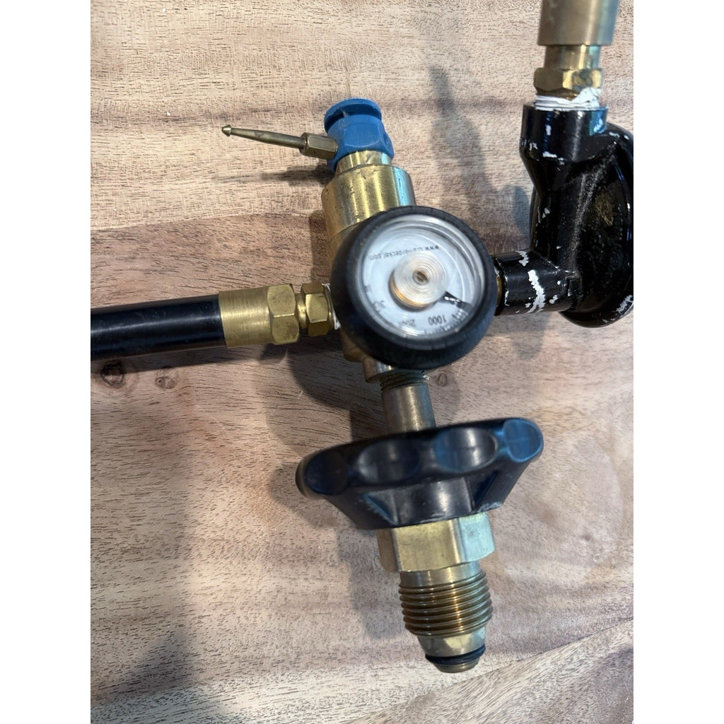 TRIPLE Mylar and Helium Latex Balloon Filler Valve Air Flow Inflator