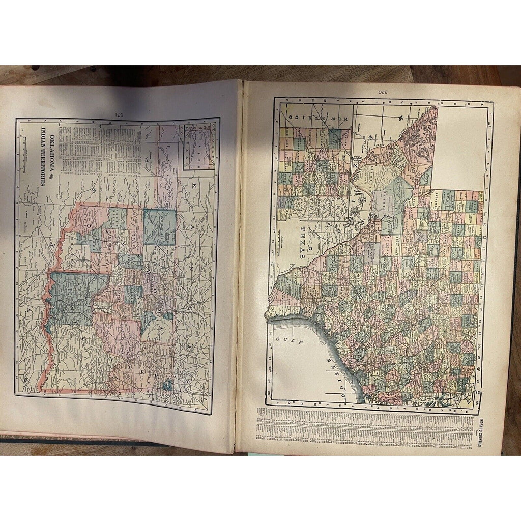 MONARCH STANDARD ATLAS of the Commercial, Geographical & Historical World 1906