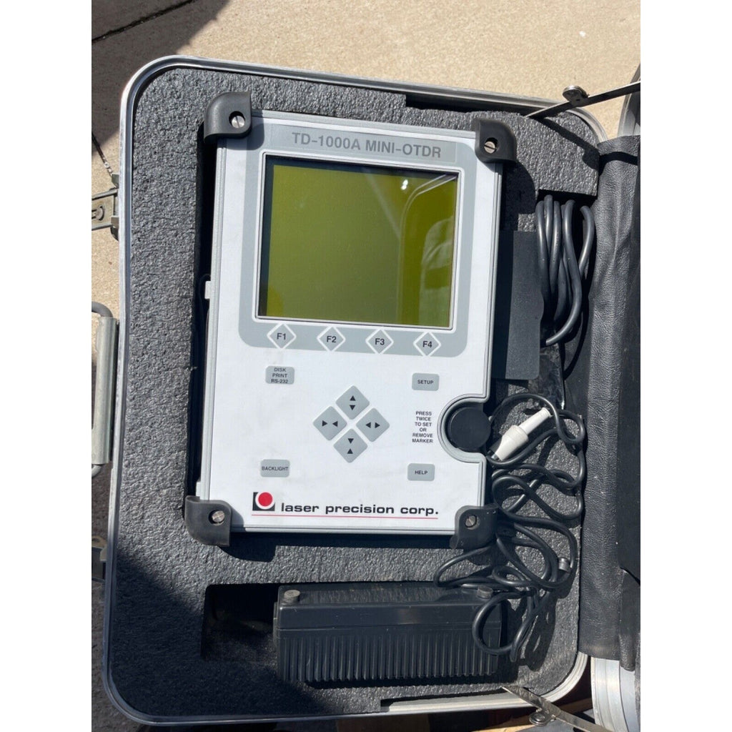 Laser Precision TD-1000D MINI-OTDR FiberWizard. With metal case