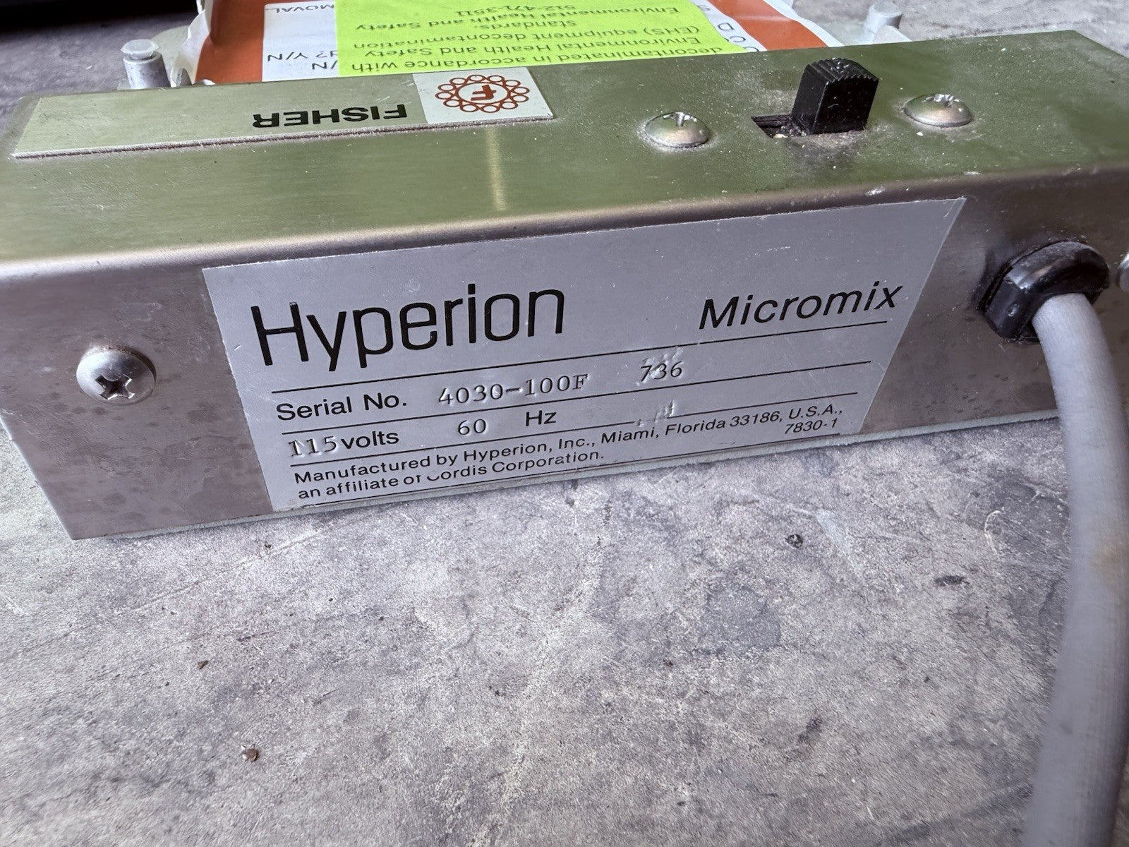 Fisher Hyperion Micromix small platform shaker micro mix mixer for lab 736