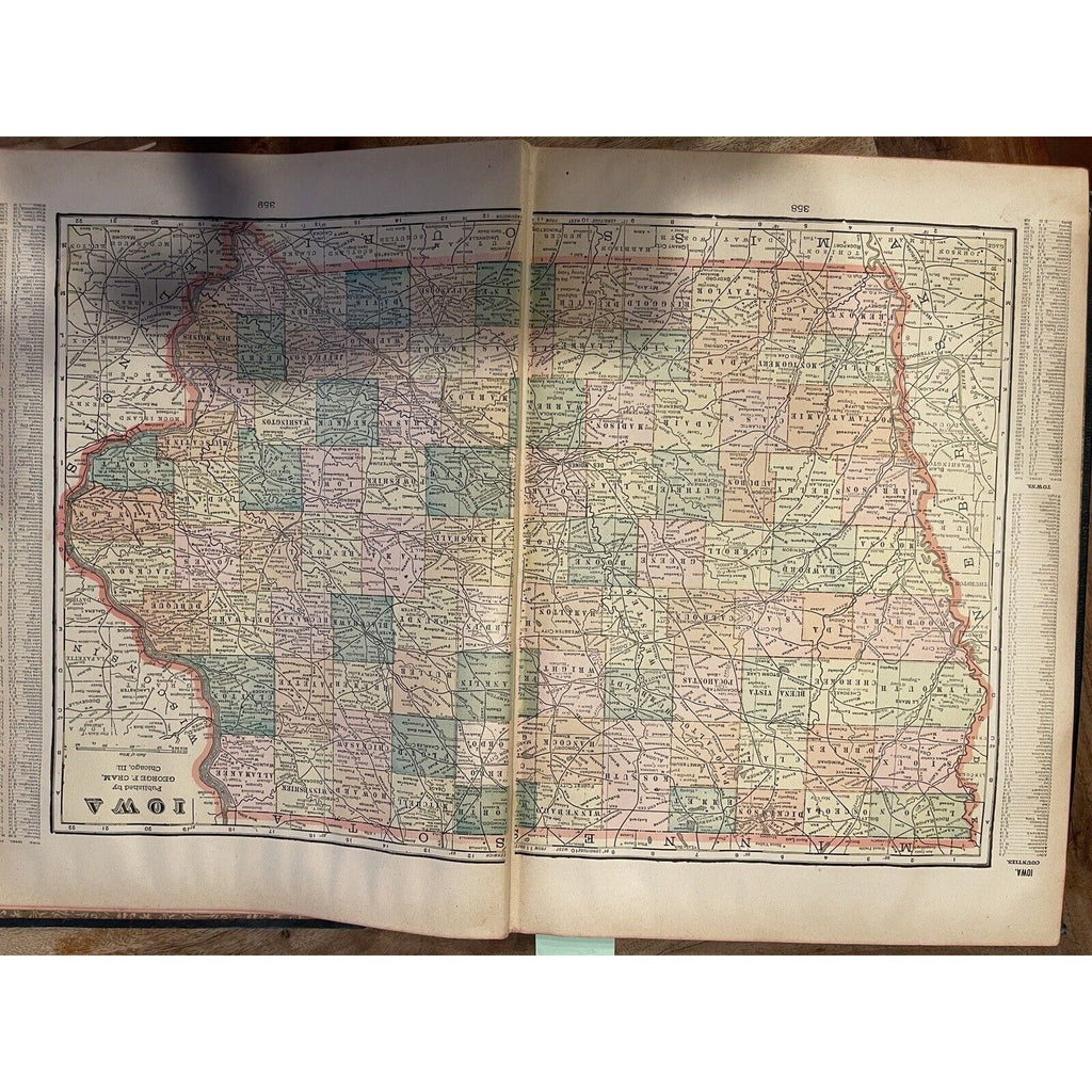 MONARCH STANDARD ATLAS of the Commercial, Geographical & Historical World 1906