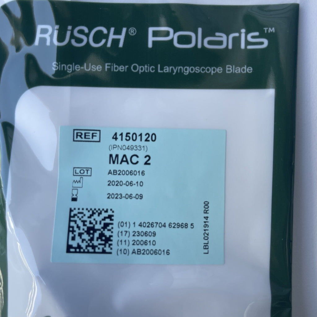 Rusch Polaris Laryngoscope MAC 2 Disposable Blades