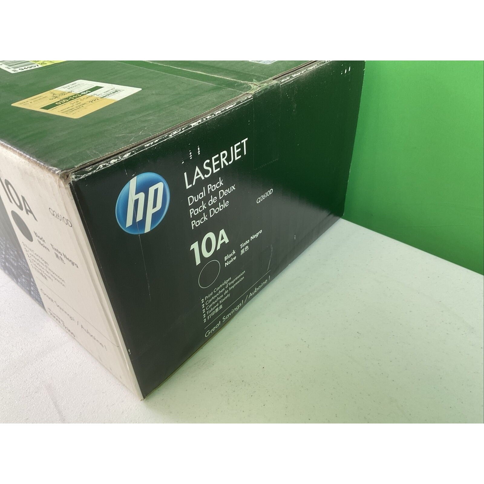 One Cartridge Genuine OEM HP 10A Black Toner Cartridge Q2610A NEW SEALED. 1045