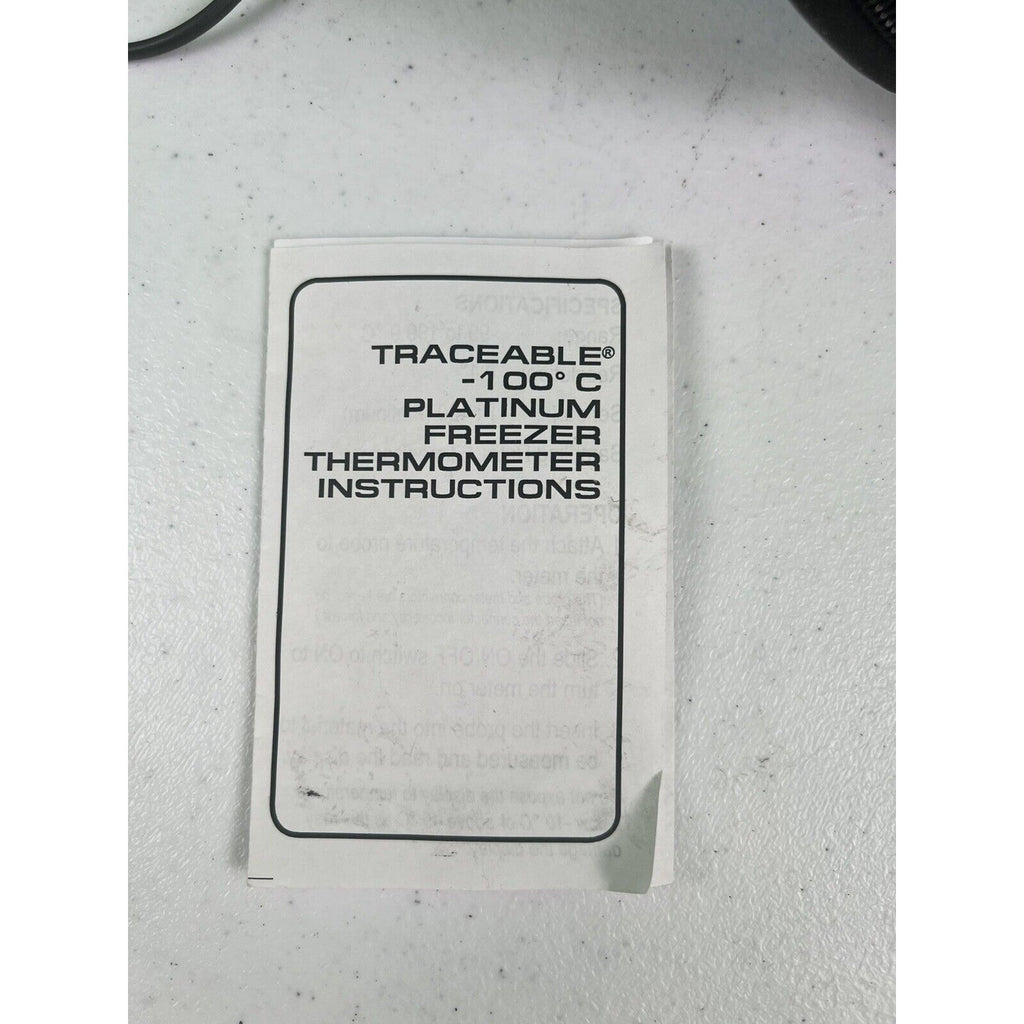 VWR Traceable platinum thermometer 36934-160 includes Probe