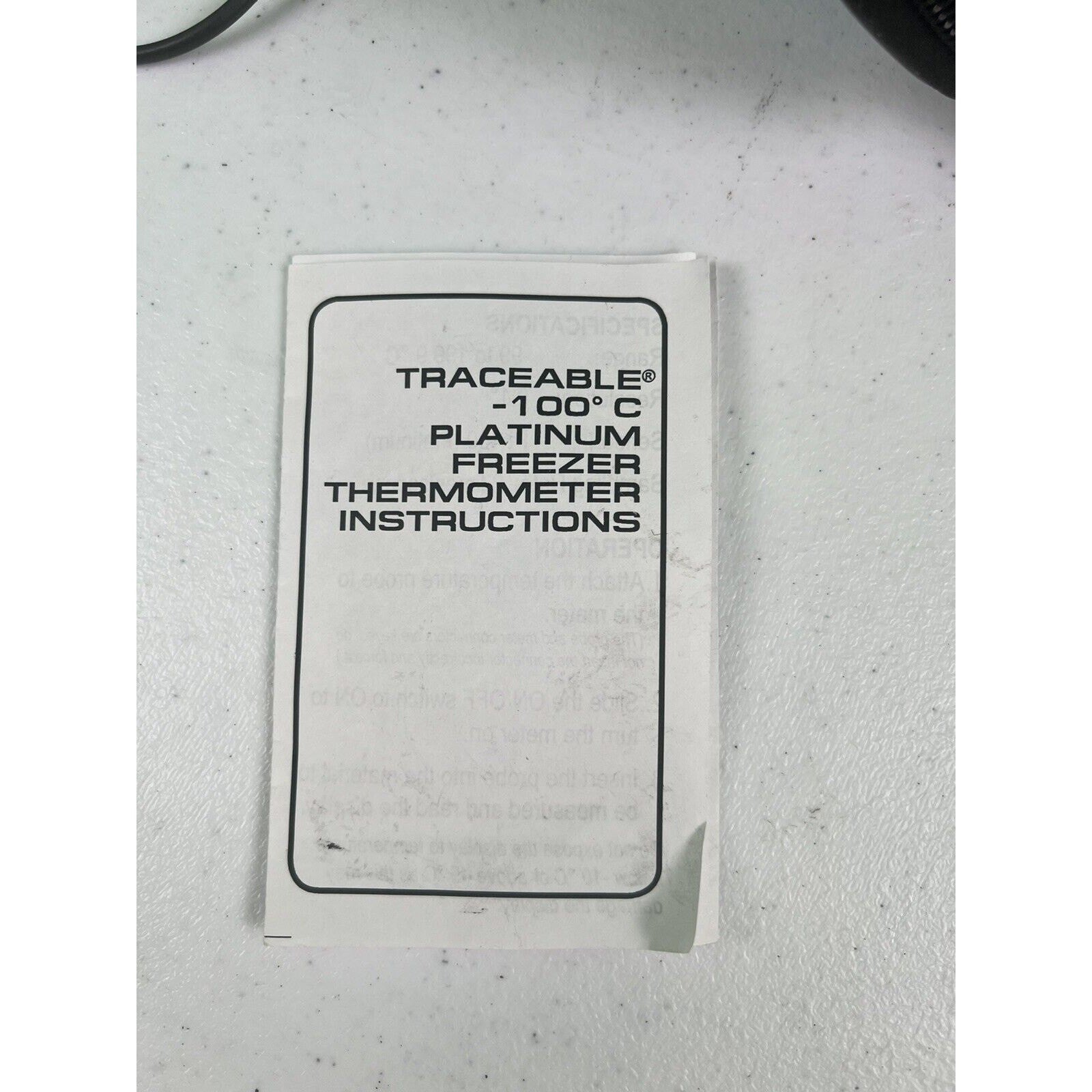 VWR Traceable platinum thermometer 36934-160 includes Probe