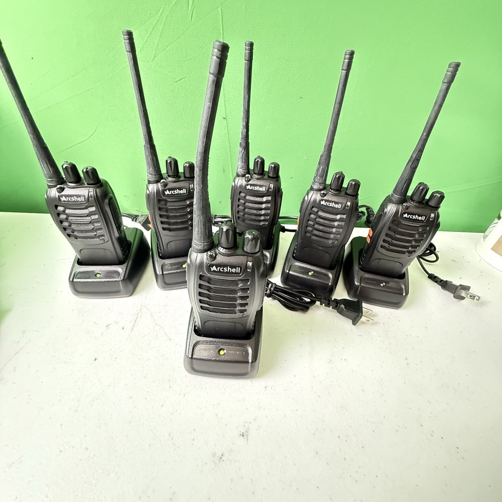Arcshell Two-Way Radios AR-5 w/ Cradles and Chargers - Tested