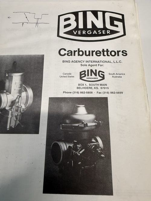 1997 96-01 BMW R1100RT R1100RT Carburetors BING, Service Manual