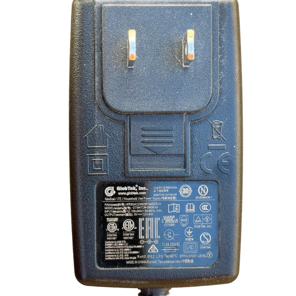 AC/DC WALL MOUNT ADAPTER GlobTek, Inc WR9QA3000LCP-IMR6B Power Supply 5V 1.2Amp