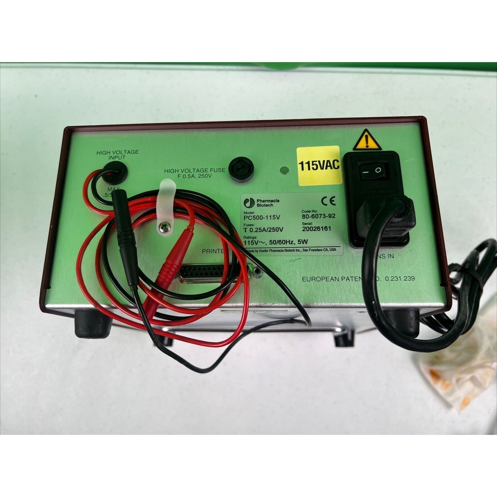 Hoefer PC500 Switchback Pulse Controller Lab