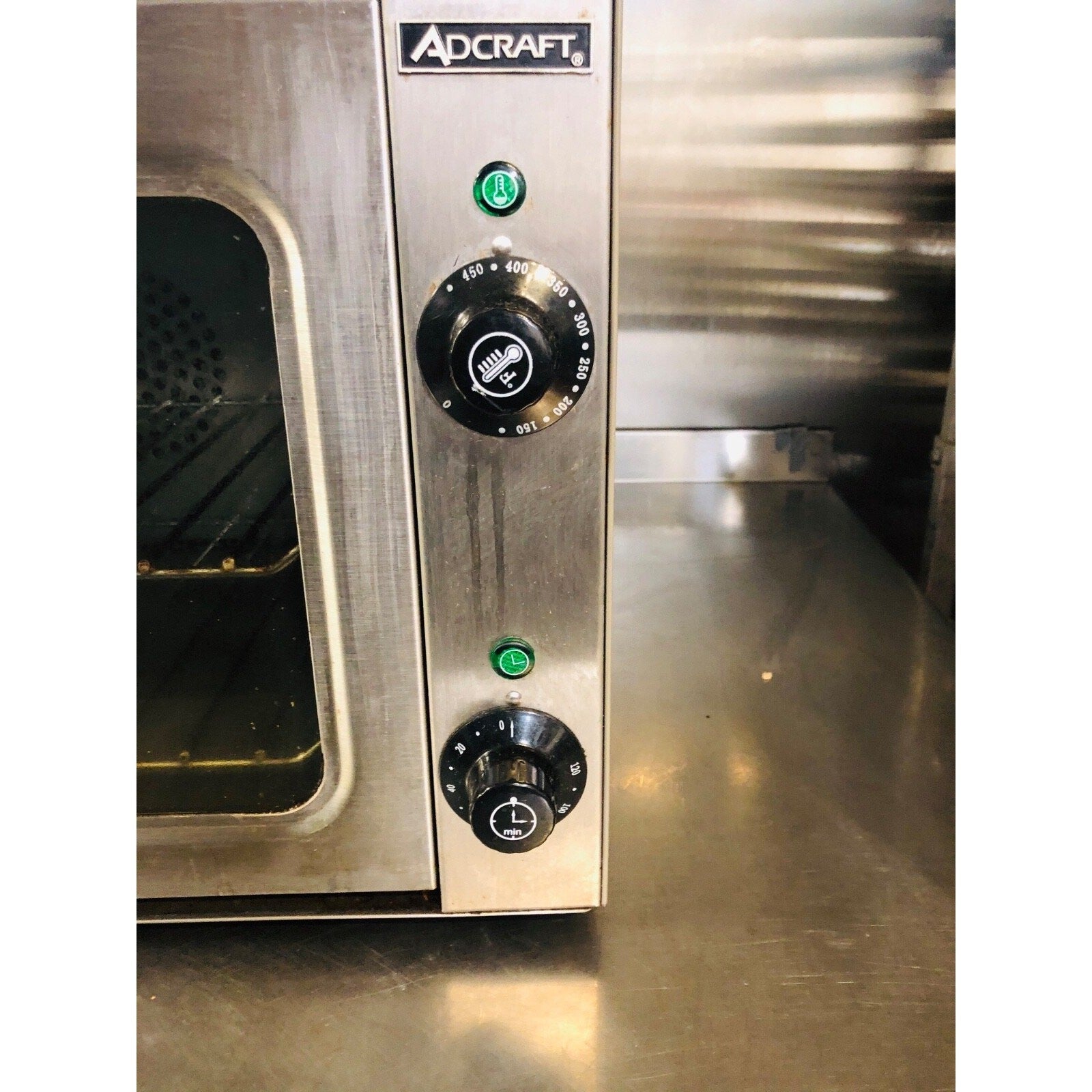Adcraft COQ-1750W Quarter-Size Electric Countertop Convection Oven 120V TESTED