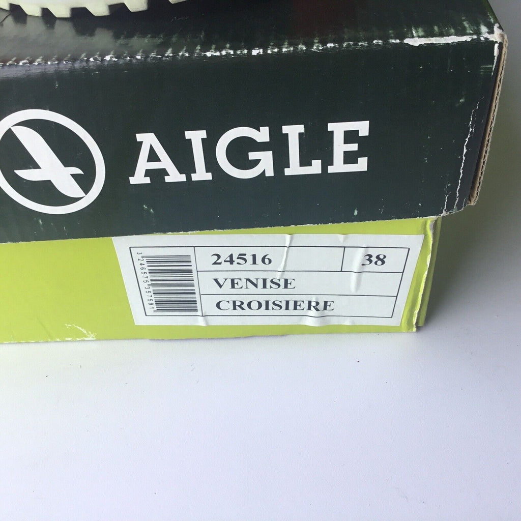 Aigle EUR Size 38 Women's Rain Boots Venise Red Croisiere Size 6.5