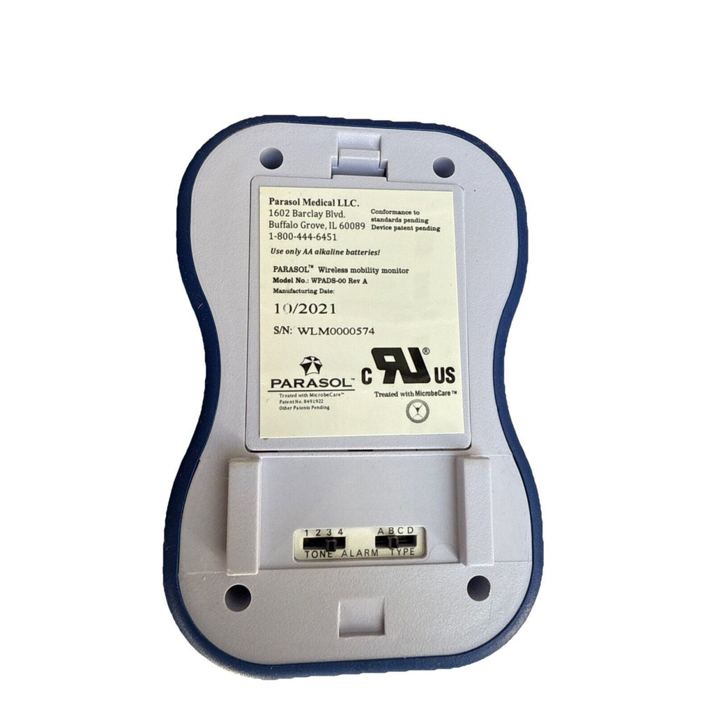 PARASOL PATIENT Wireless Mobility Monitor FALL PREVENTION SYSTEMS WPADS-00